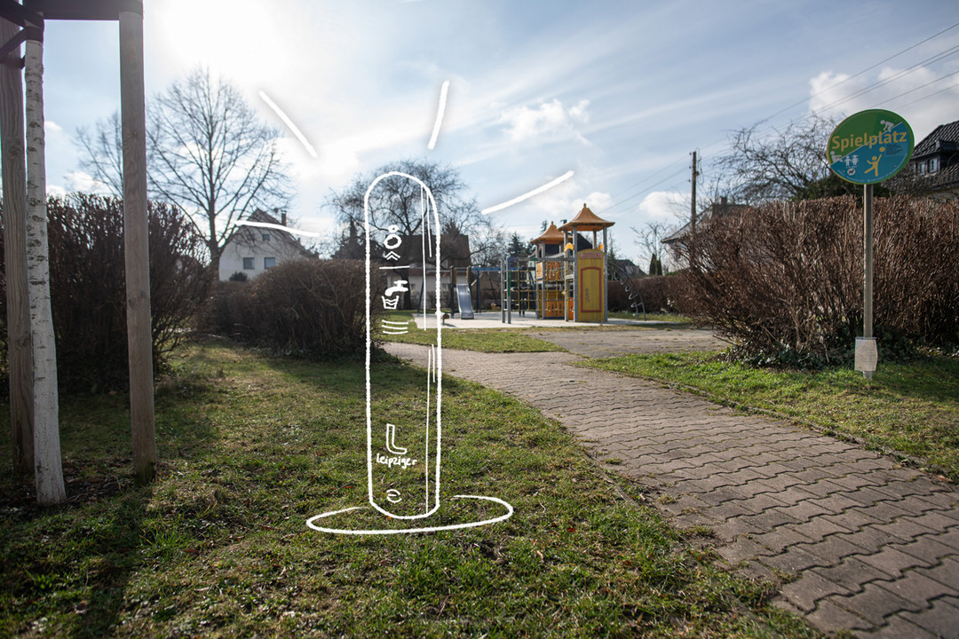 Neue Trinkbrunnen für den Goetheplatz in Böhlitz-Ehrenberg und im Stadtteilpark Rabet